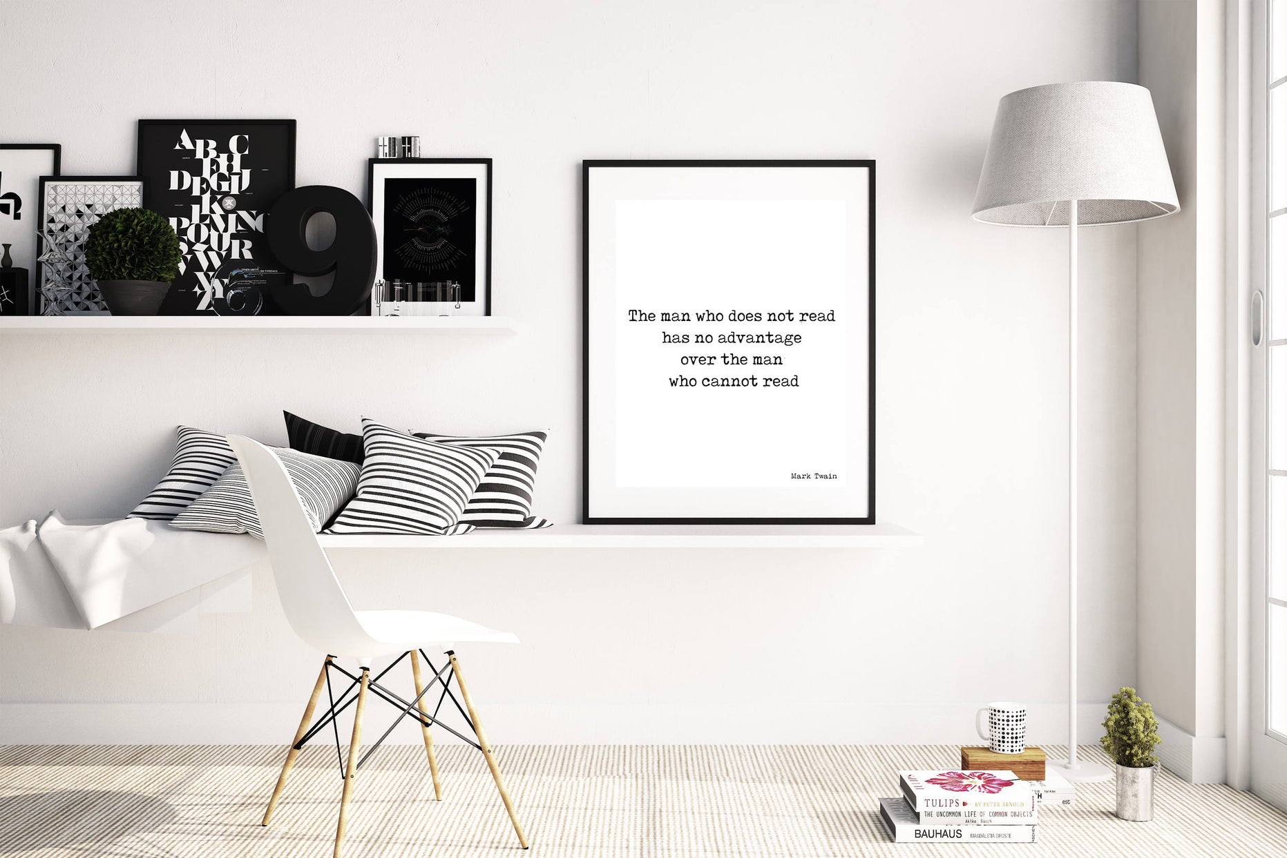 Mark Twain The Man Who Does Not Read - BookQuoteDecor