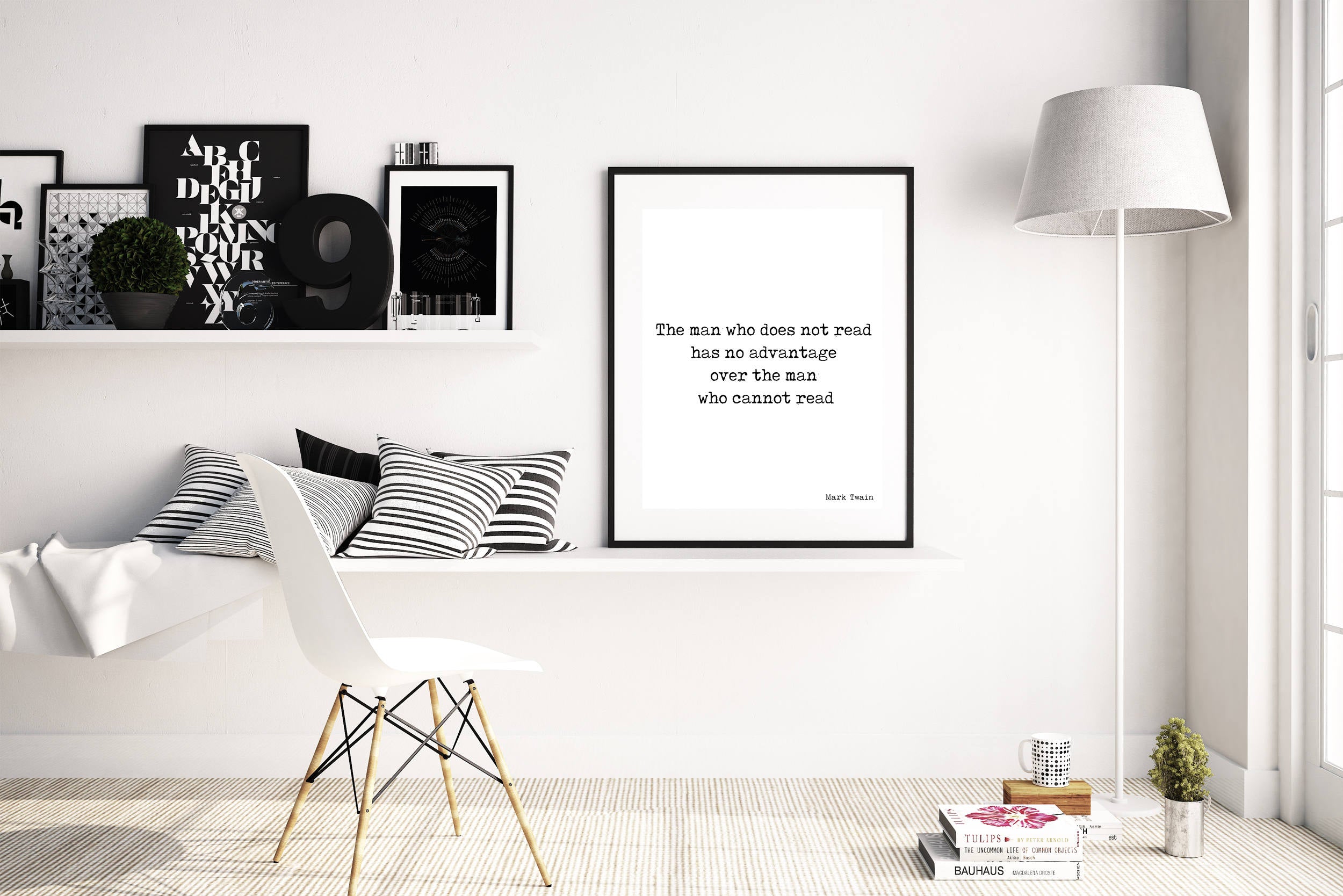 Mark Twain The Man Who Does Not Read - BookQuoteDecor