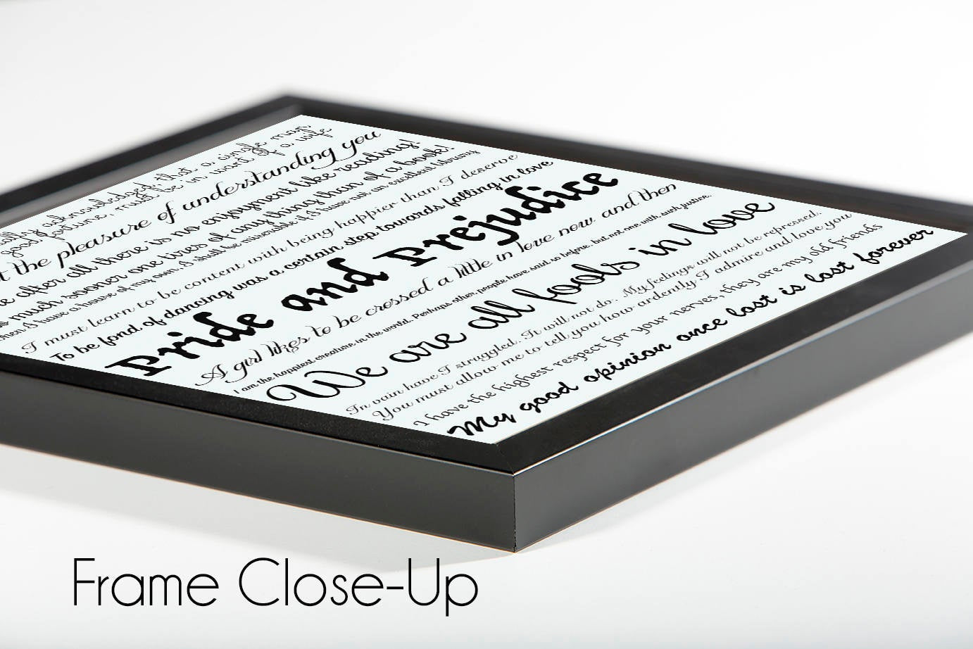 Framed Art Peter Pan Quote - BookQuoteDecor