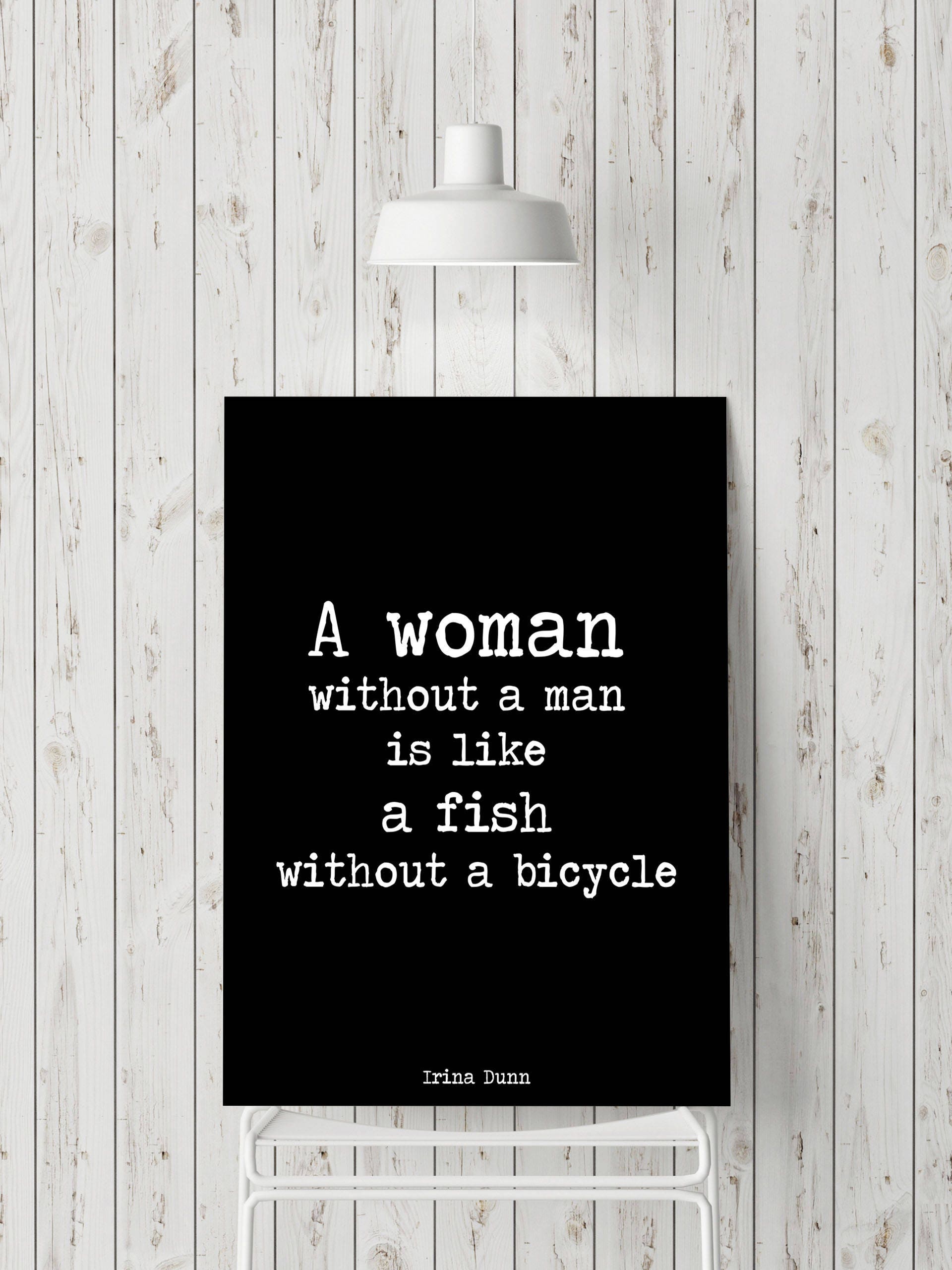 Funny Feminist Quote, Wall Art Feminist Print