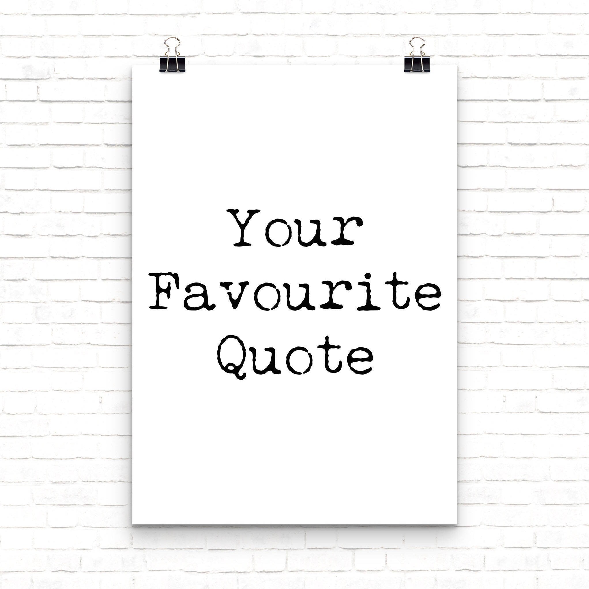 Personalised Gift Print, Custom Print