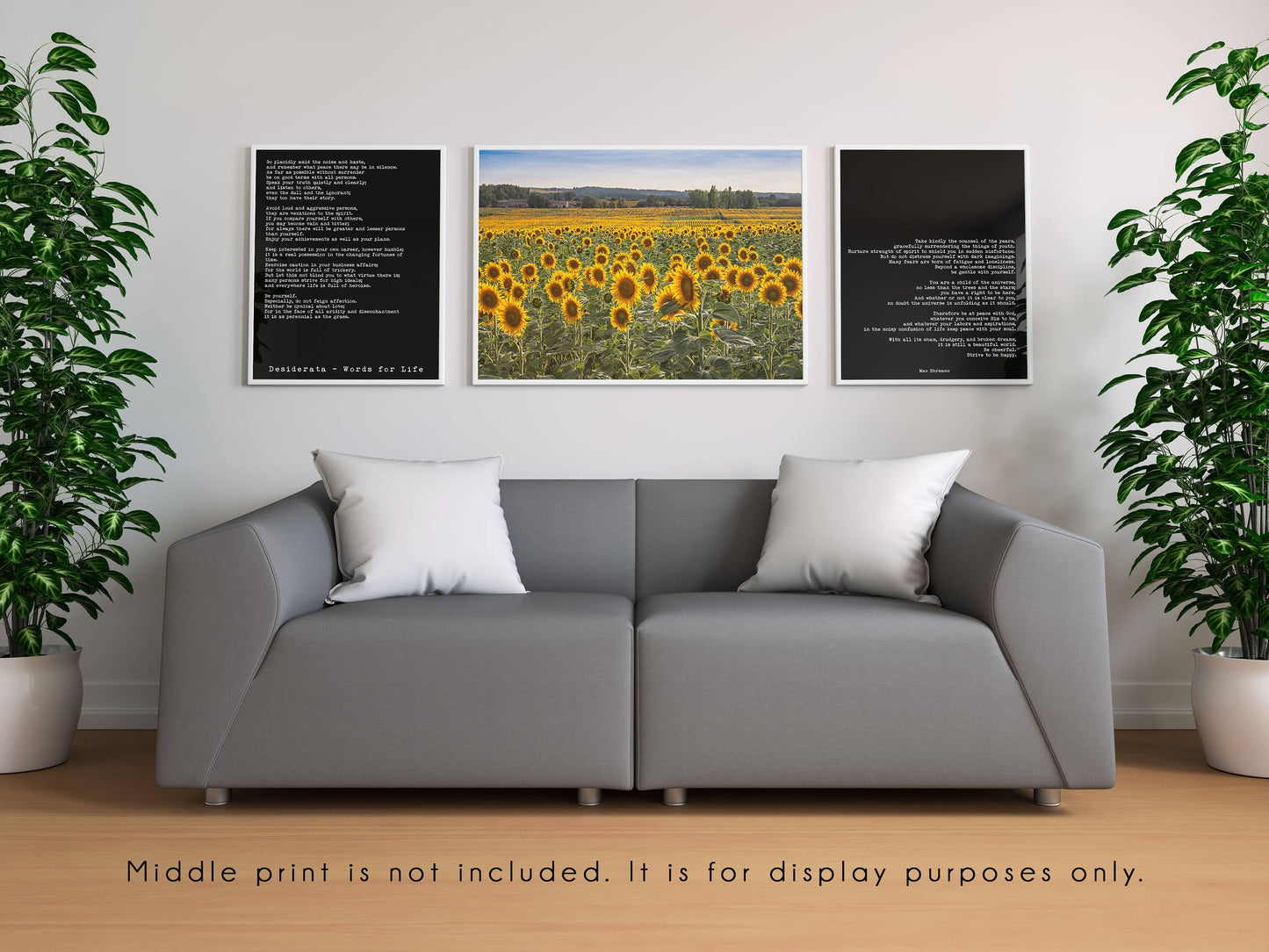 Desiderata Poem Prints Set Of 2 - BookQuoteDecor