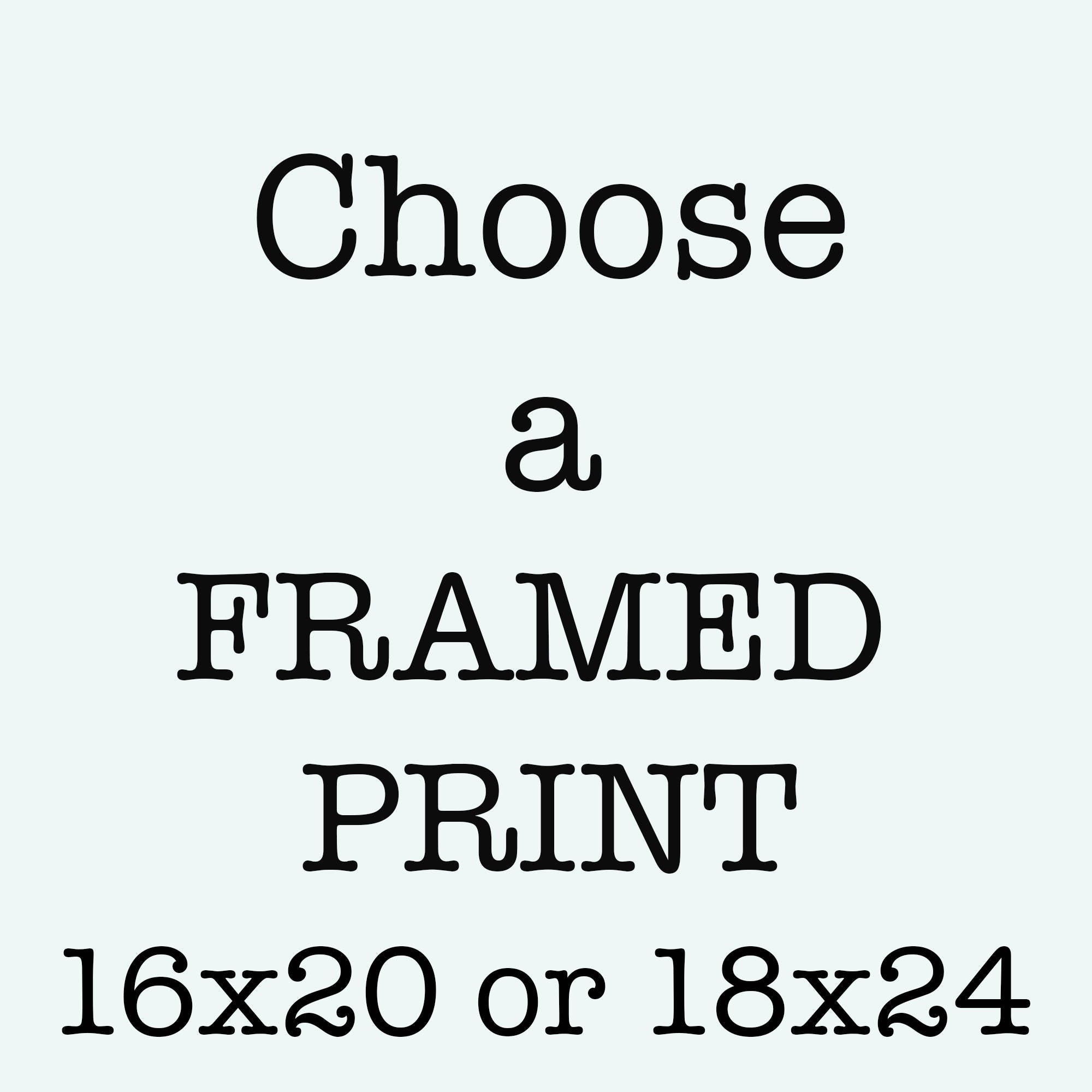 Custom Framed Art Print - BookQuoteDecor