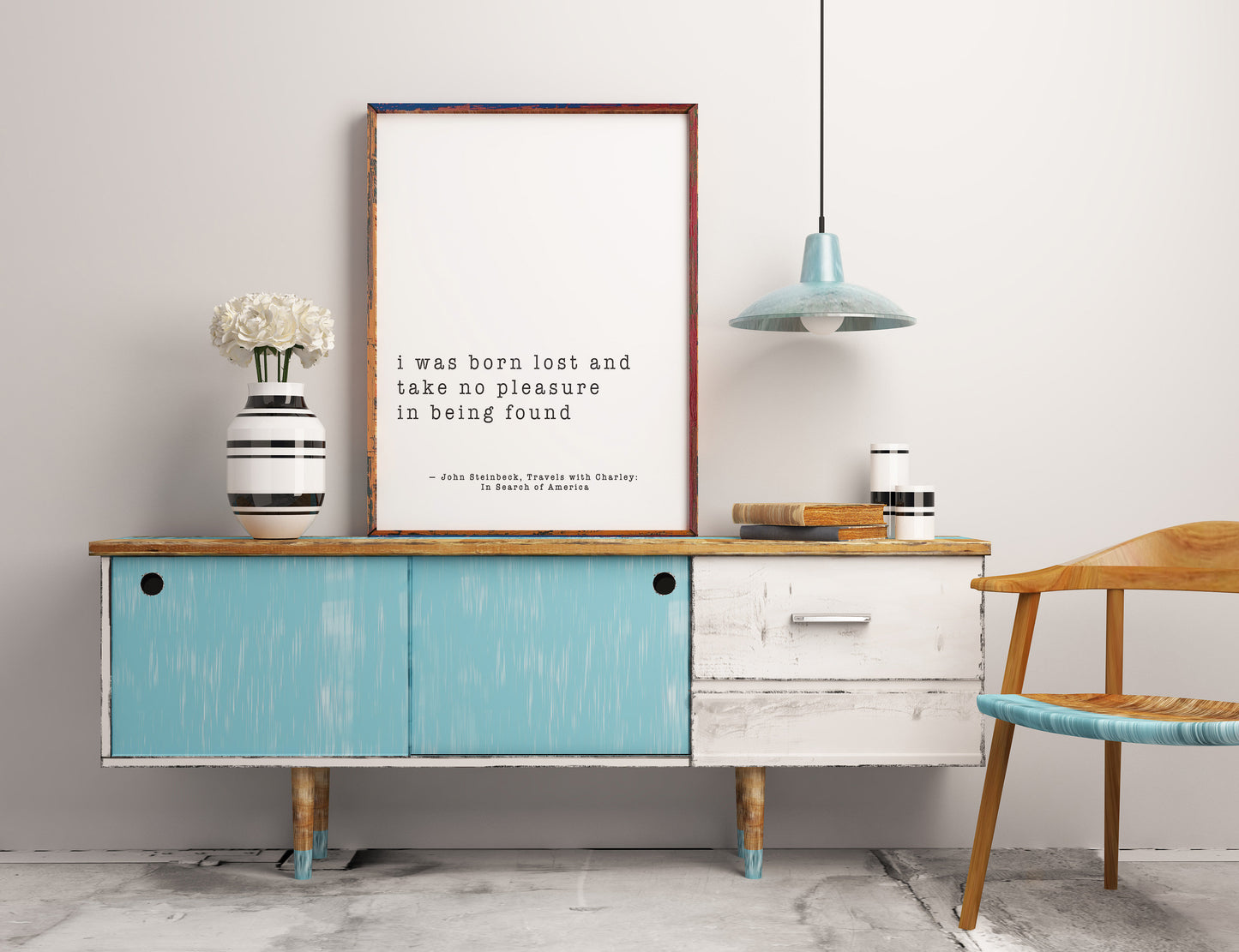 John Steinbeck Quote Art Print - BookQuoteDecor