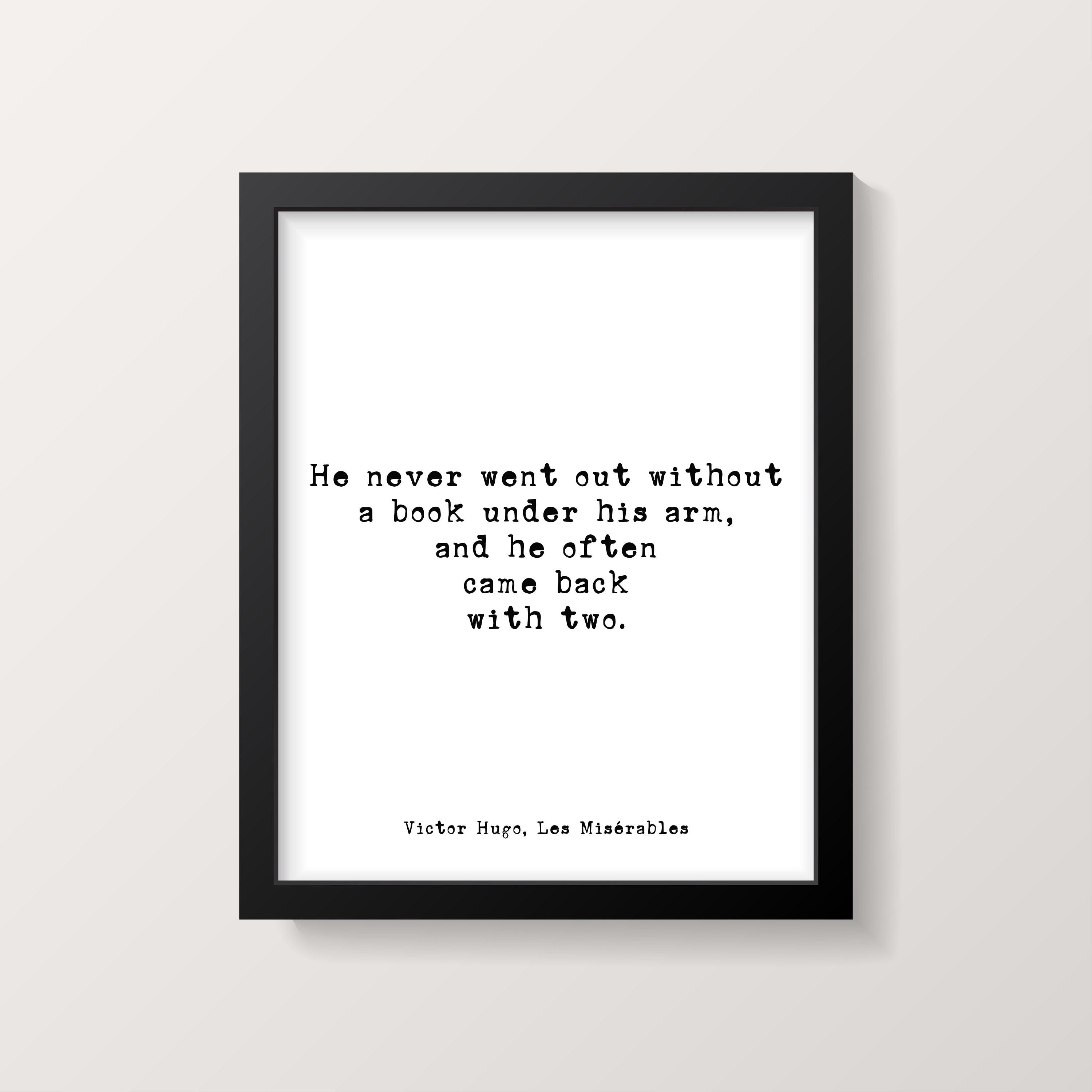 Jane Austen Northanger Abbey Quote Print, Unframed Adventure and Travel Literary Art Print In Black & White