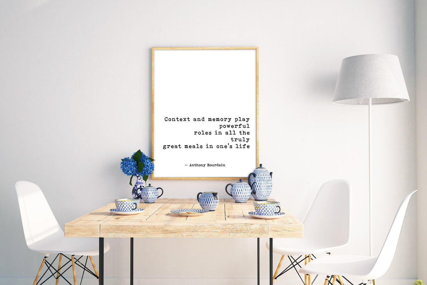 Anthony Bourdain Quote Print - BookQuoteDecor