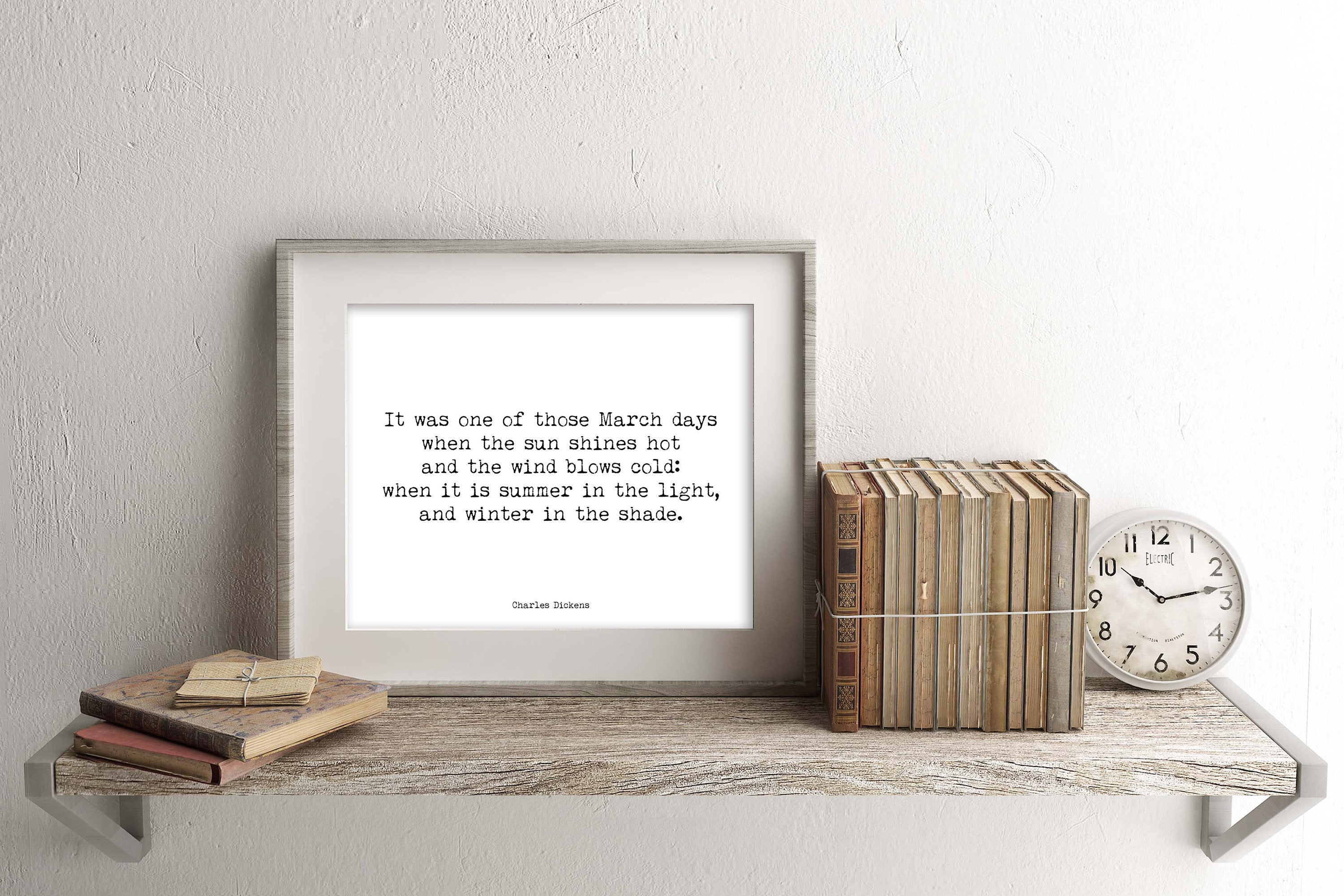 Charles Dickens Quote Print Great Expectations - BookQuoteDecor