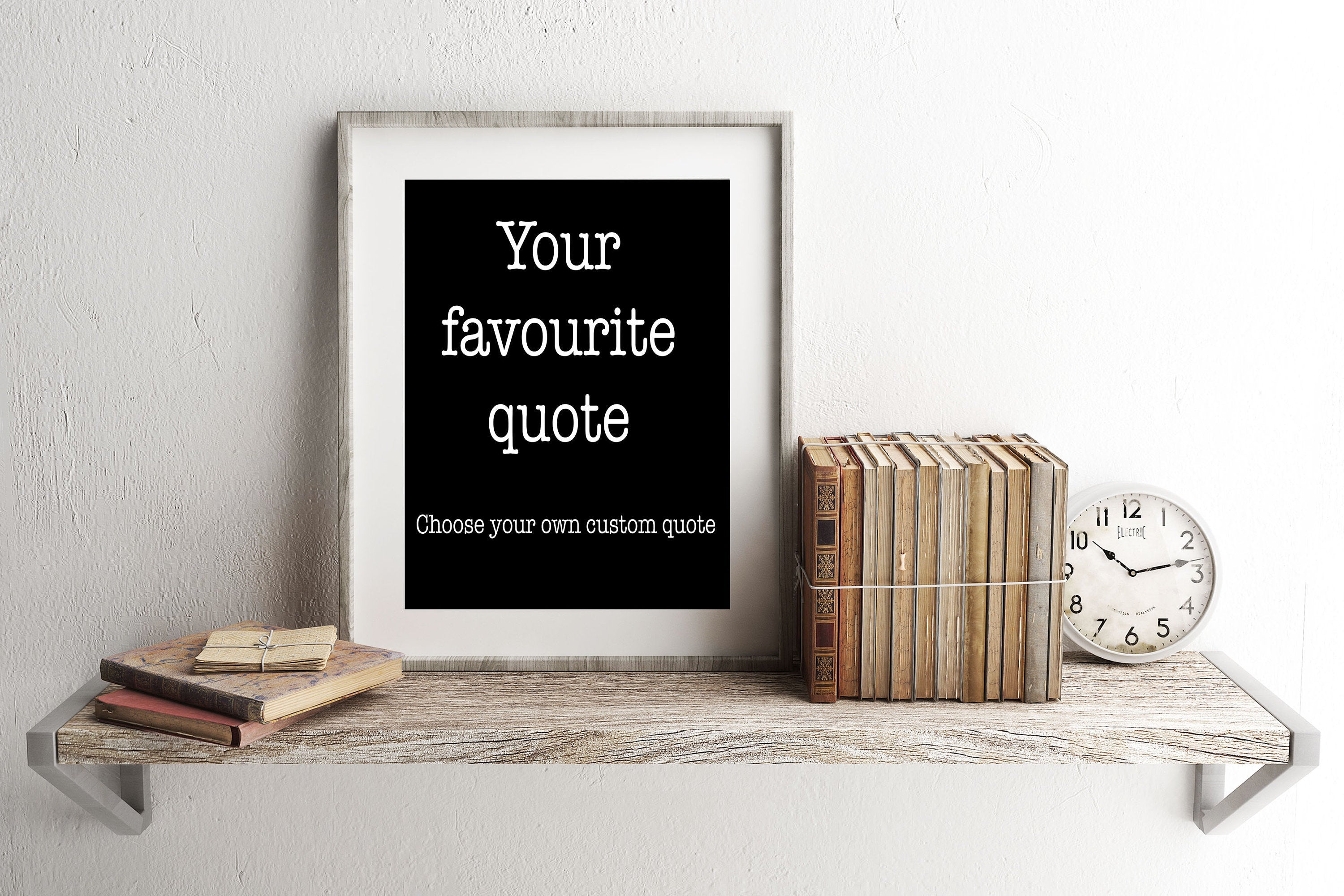 Quote Custom Poster, Custom Quote Print, Quote Custom Art, Personalized Gift, 8x10 11x14 16x20 24x36 black and white art print - BookQuoteDecor