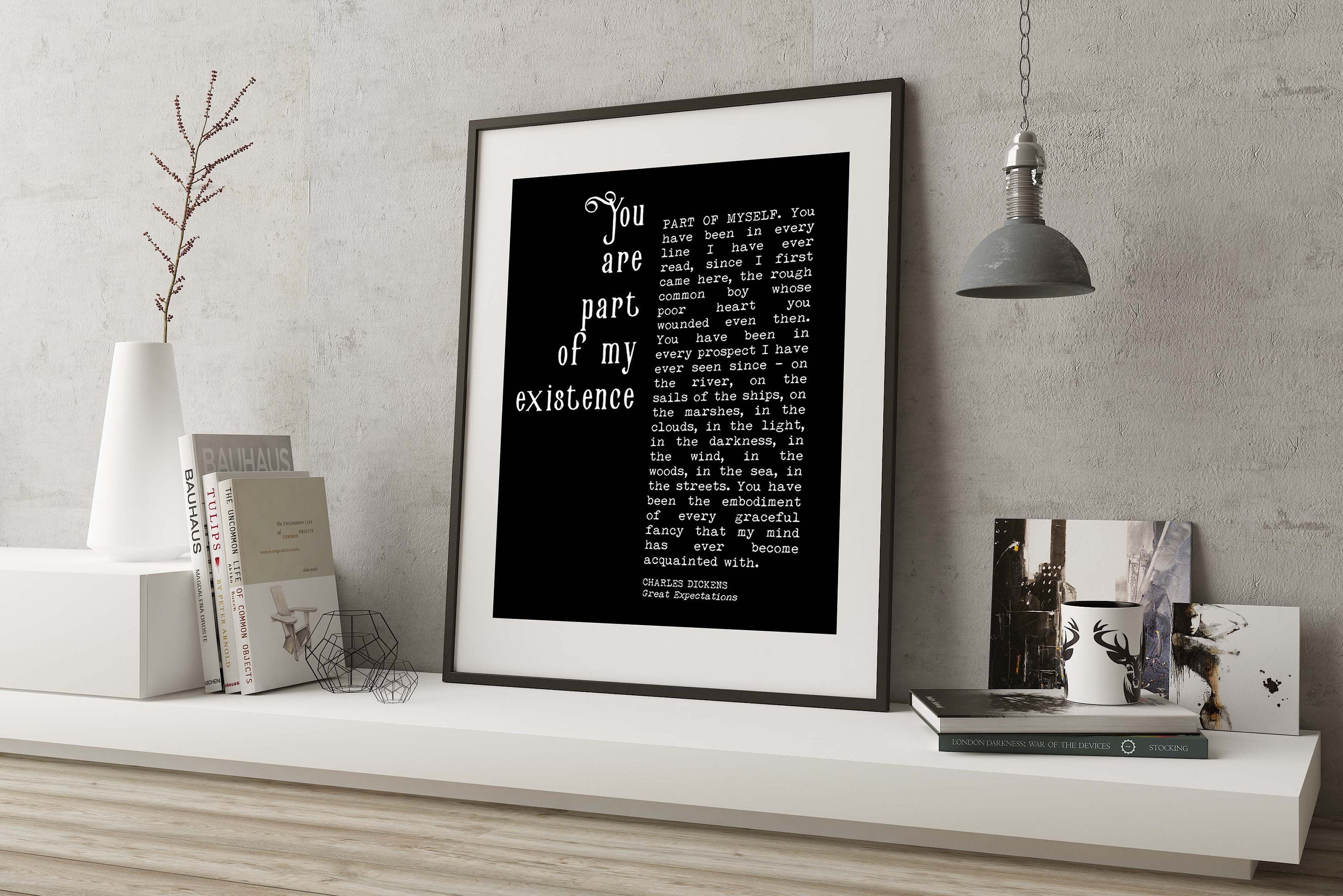 Great Expectations Print Charles Dickens - BookQuoteDecor
