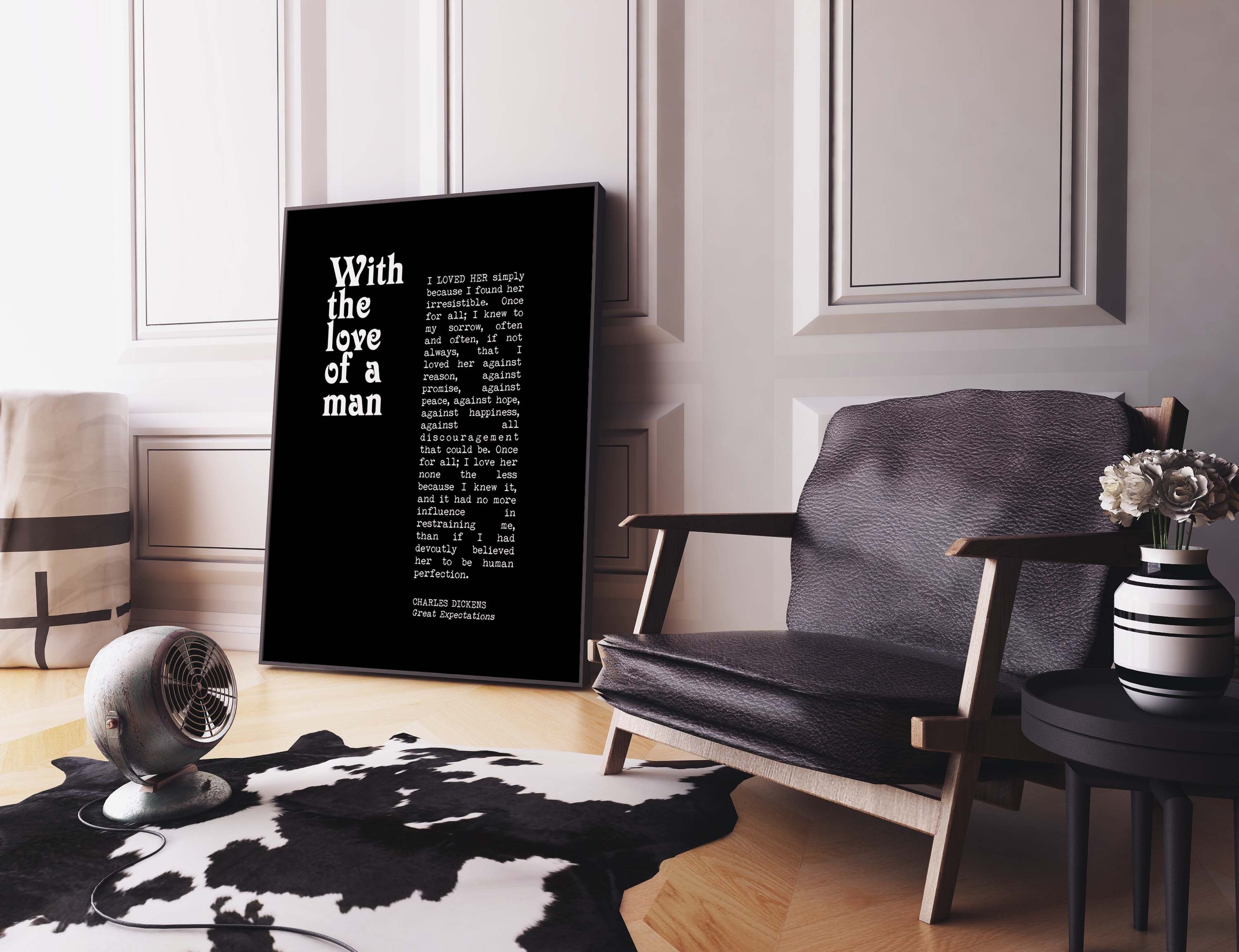Charles Dickens Quote Print, Great Expectations - BookQuoteDecor