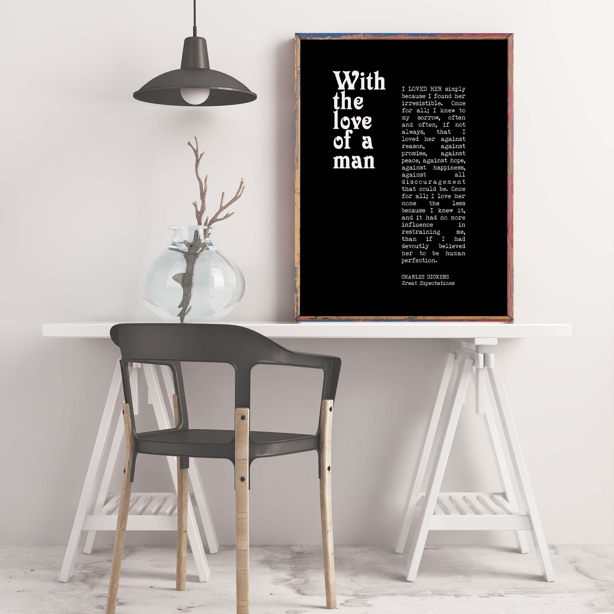 Charles Dickens Quote Print, Great Expectations - BookQuoteDecor