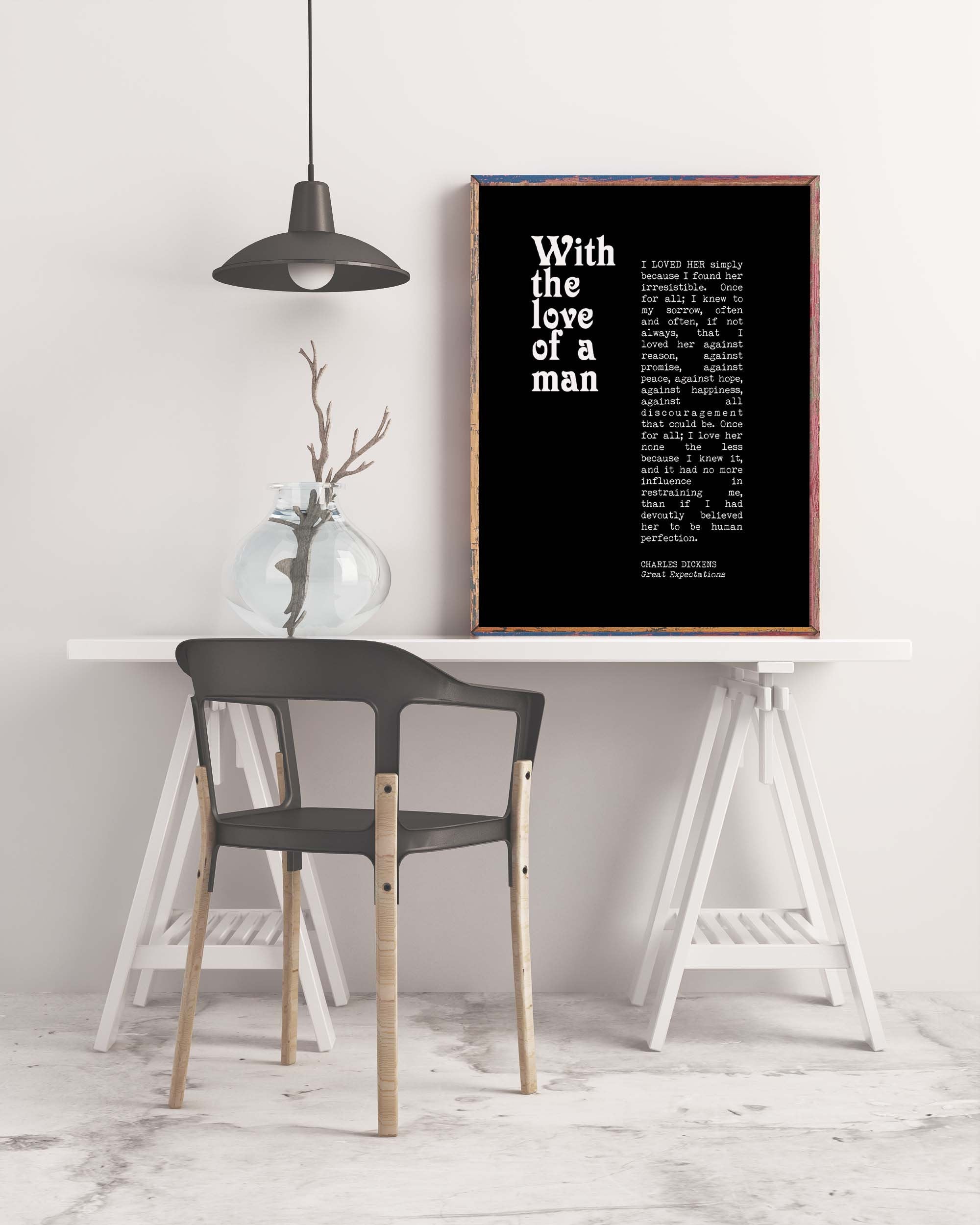 Charles Dickens Quote Print, Great Expectations - BookQuoteDecor