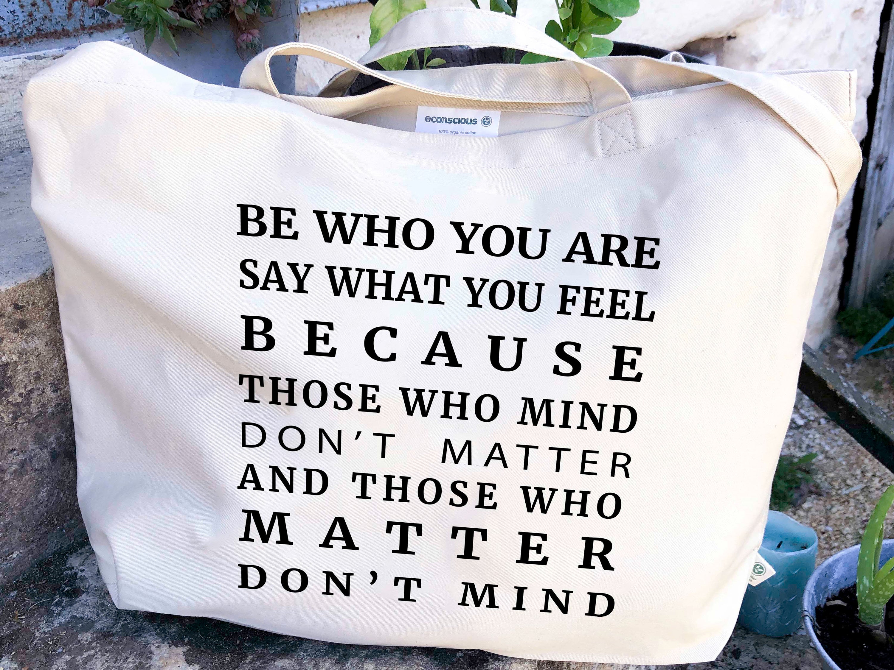 Be Who You Are Dr Seuss Quote Tote Bag - BookQuoteDecor