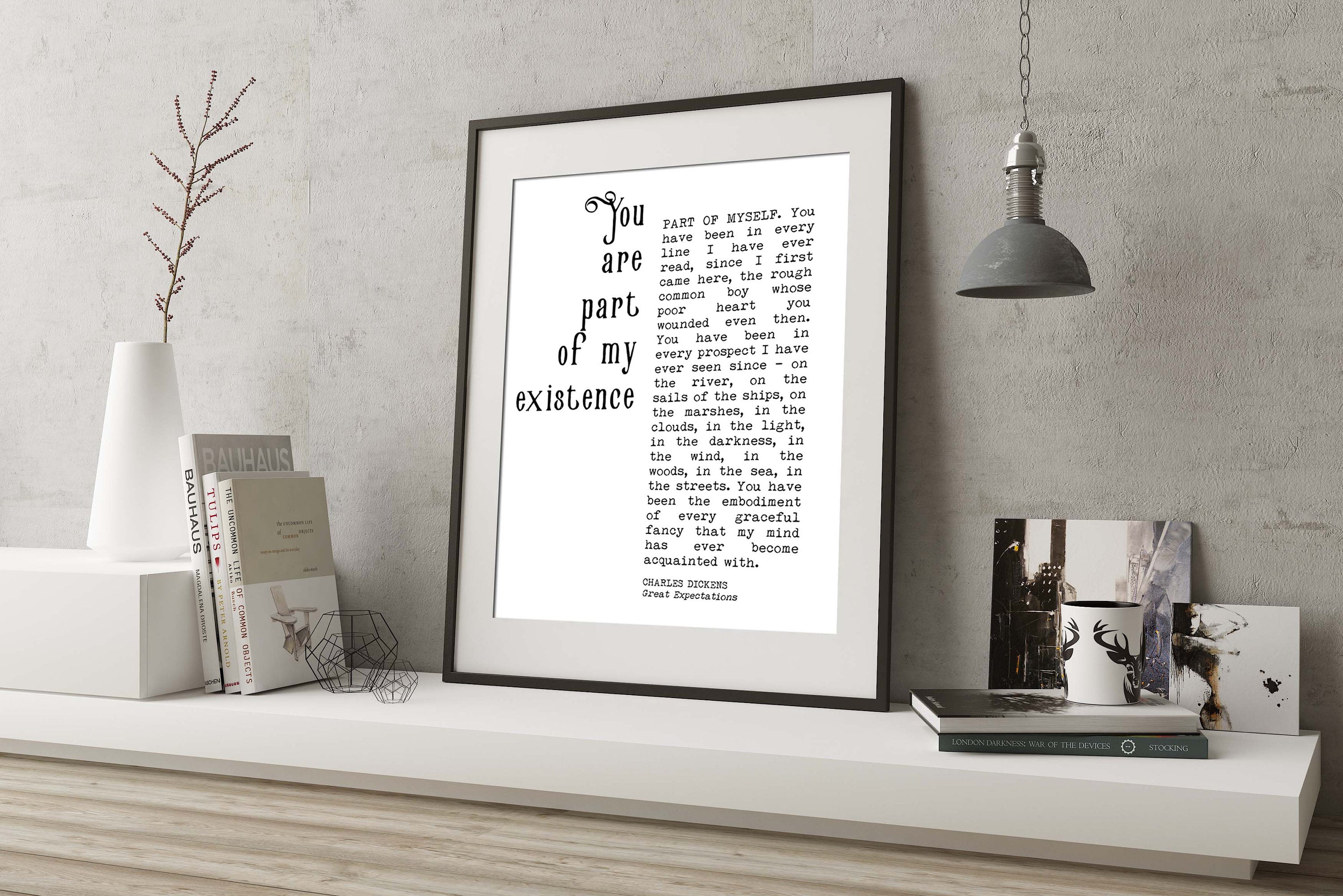 Great Expectations Print Charles Dickens - BookQuoteDecor