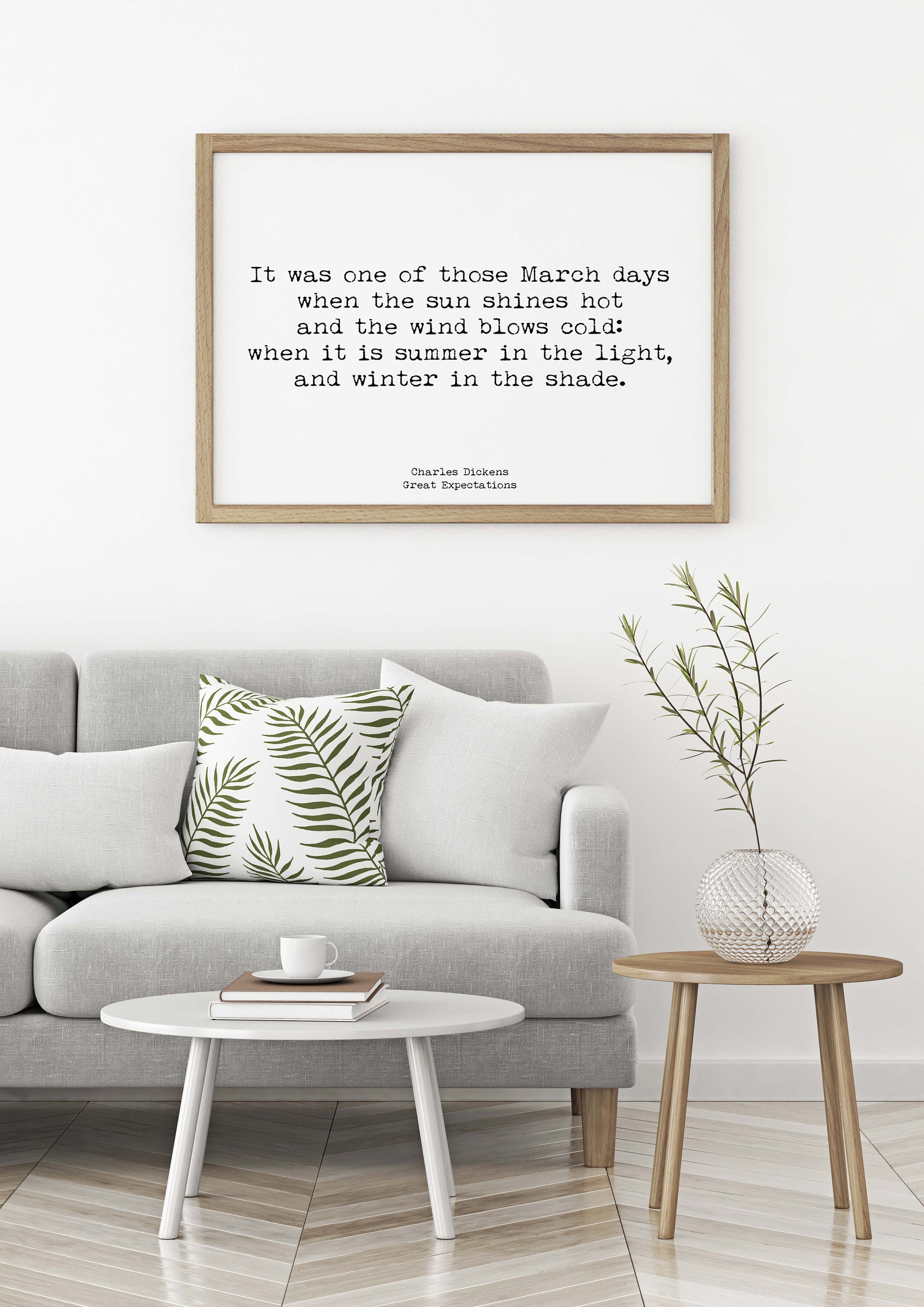 Charles Dickens Quote Print Great Expectations - BookQuoteDecor