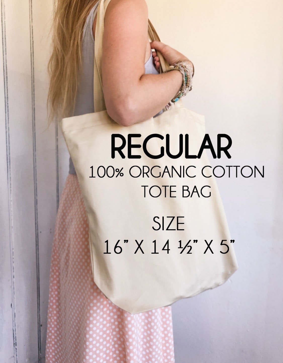 Not All Who Wander Organic Cotton Large Tote Bag, Inspirational Travel Quote Canvas Tote - BookQuoteDecor