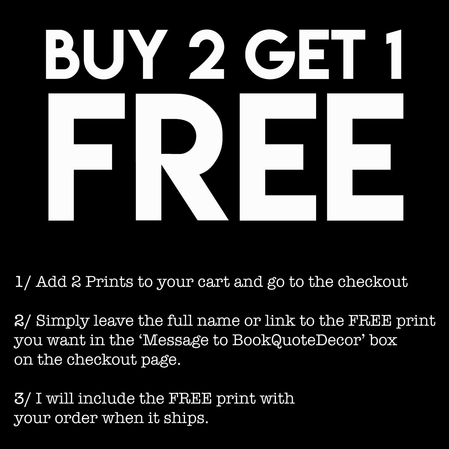 36 x 48 Art Print - BookQuoteDecor