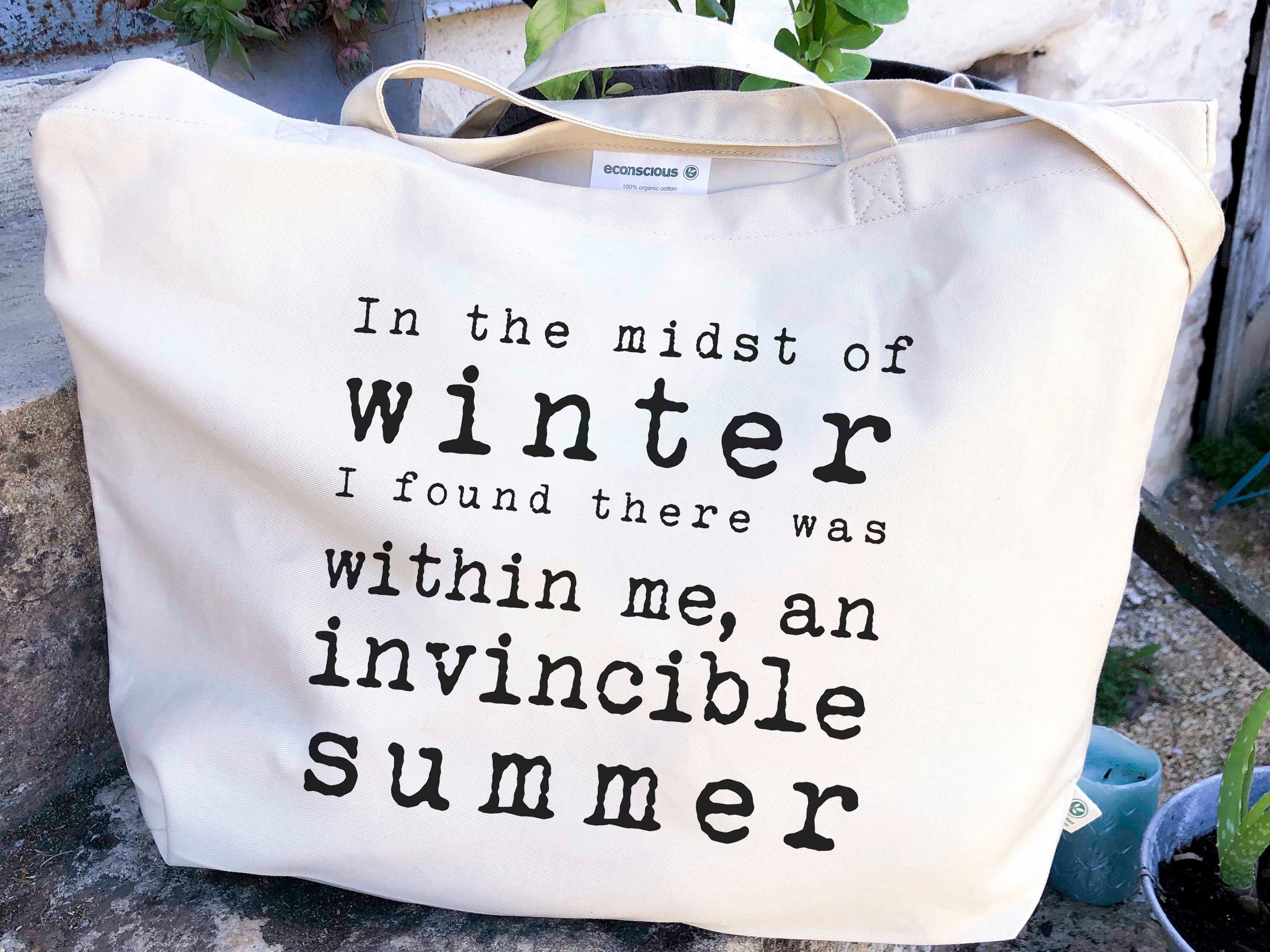 Custom Eco Friendly Tote Bag - BookQuoteDecor