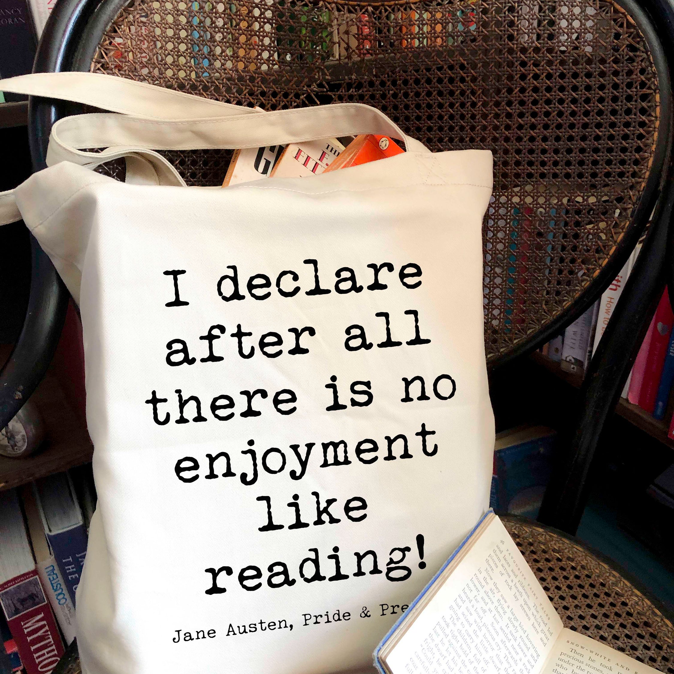 Custom Eco Friendly Tote Bag - BookQuoteDecor