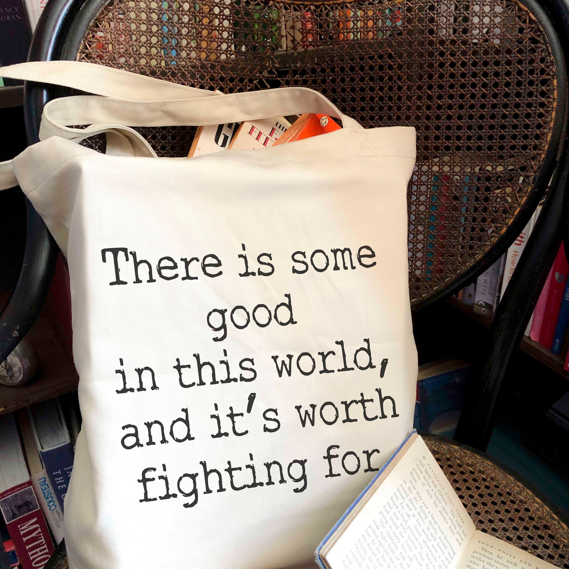 Custom Eco Friendly Tote Bag - BookQuoteDecor