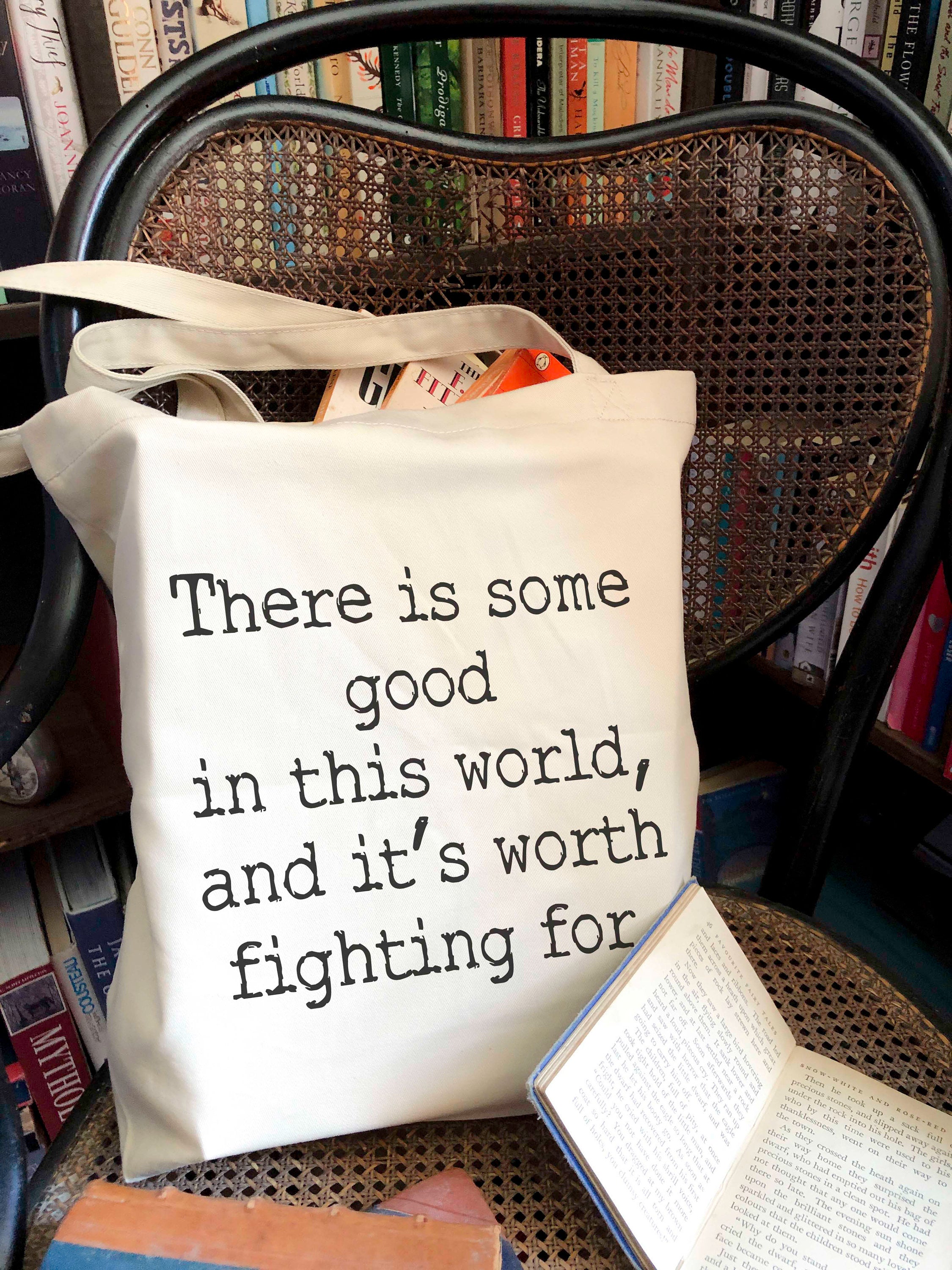 Custom Eco Friendly Tote Bag - BookQuoteDecor