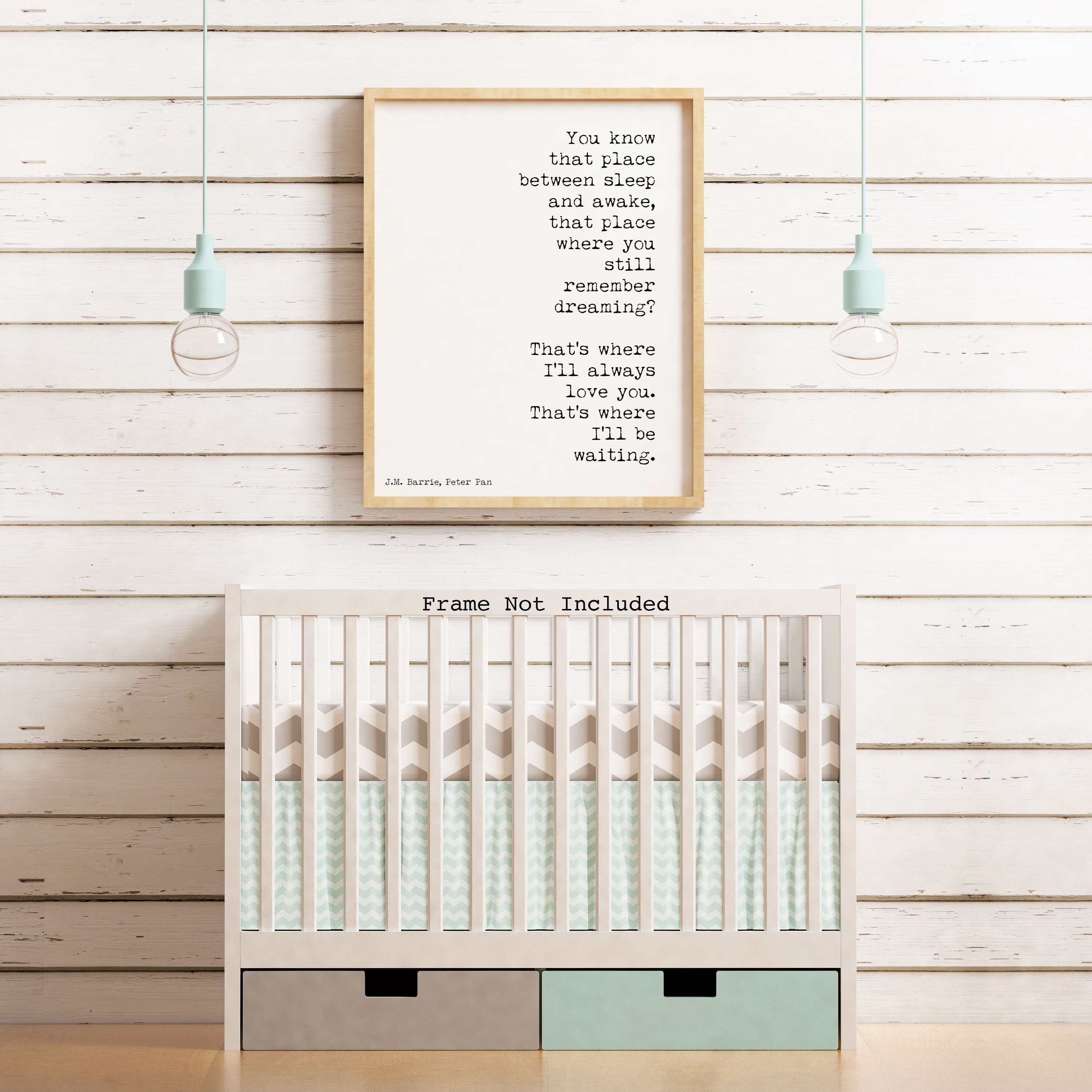 Peter Pan Print, Nursery Decor
