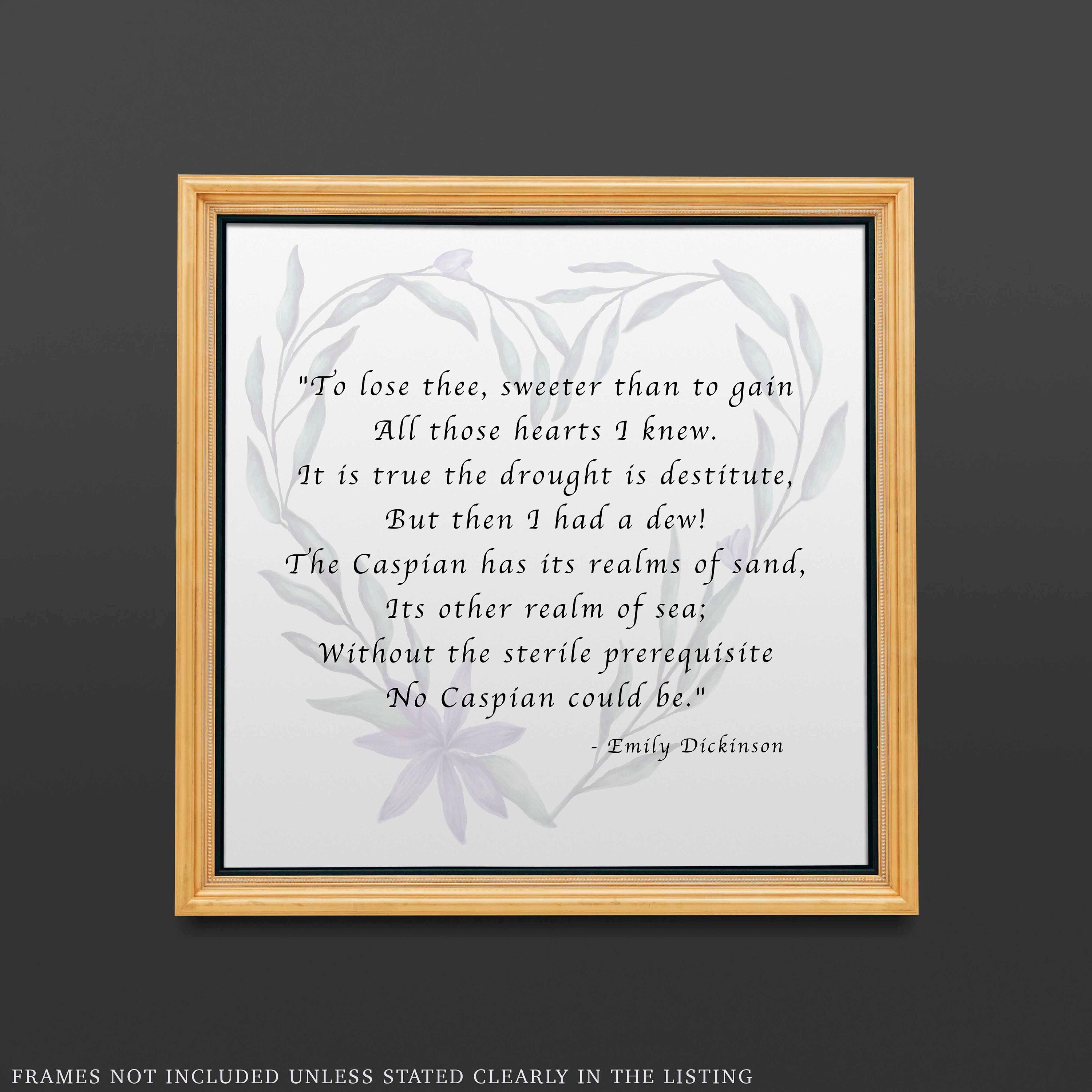 Emily Dickinson Love Poem -