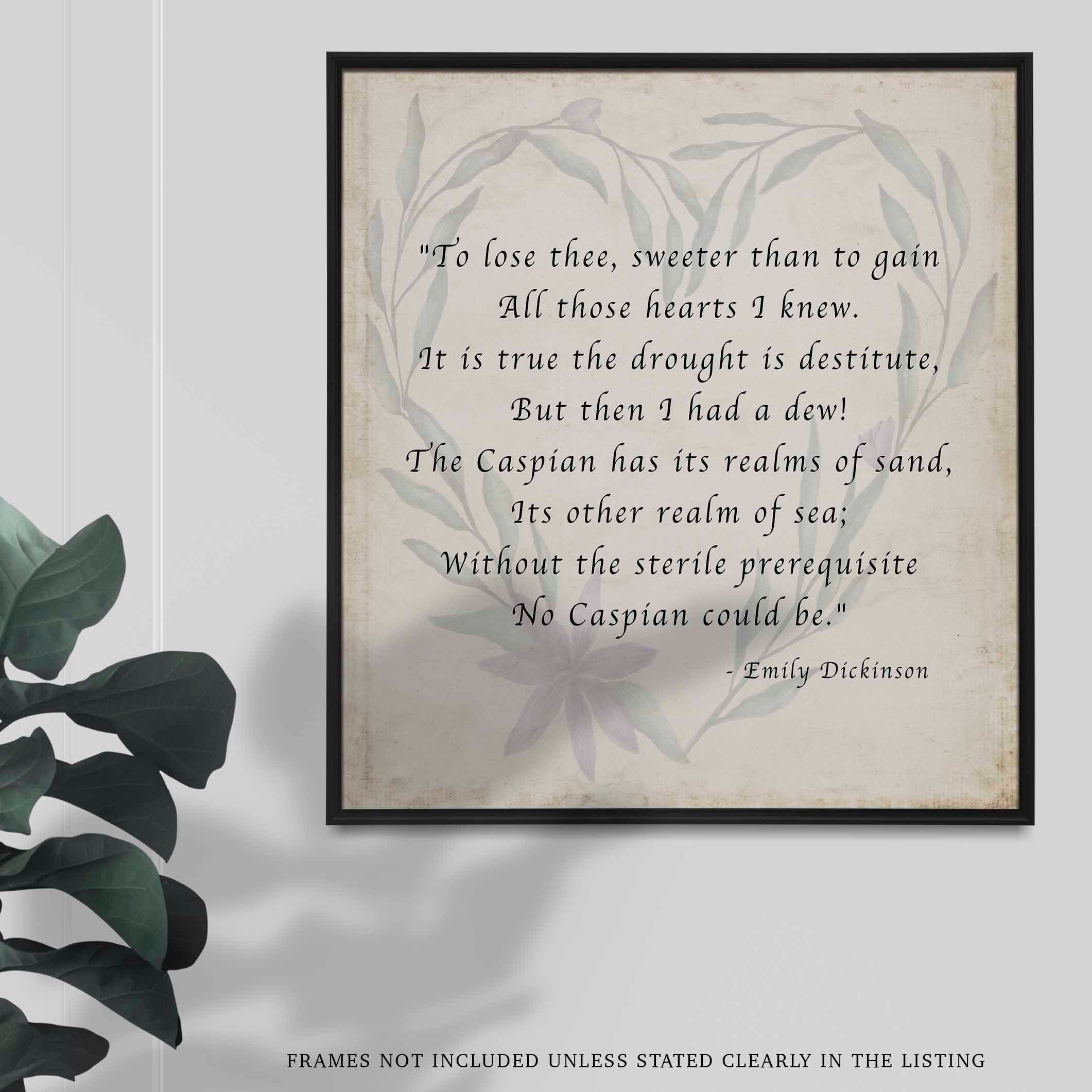 Emily Dickinson Love Poem -