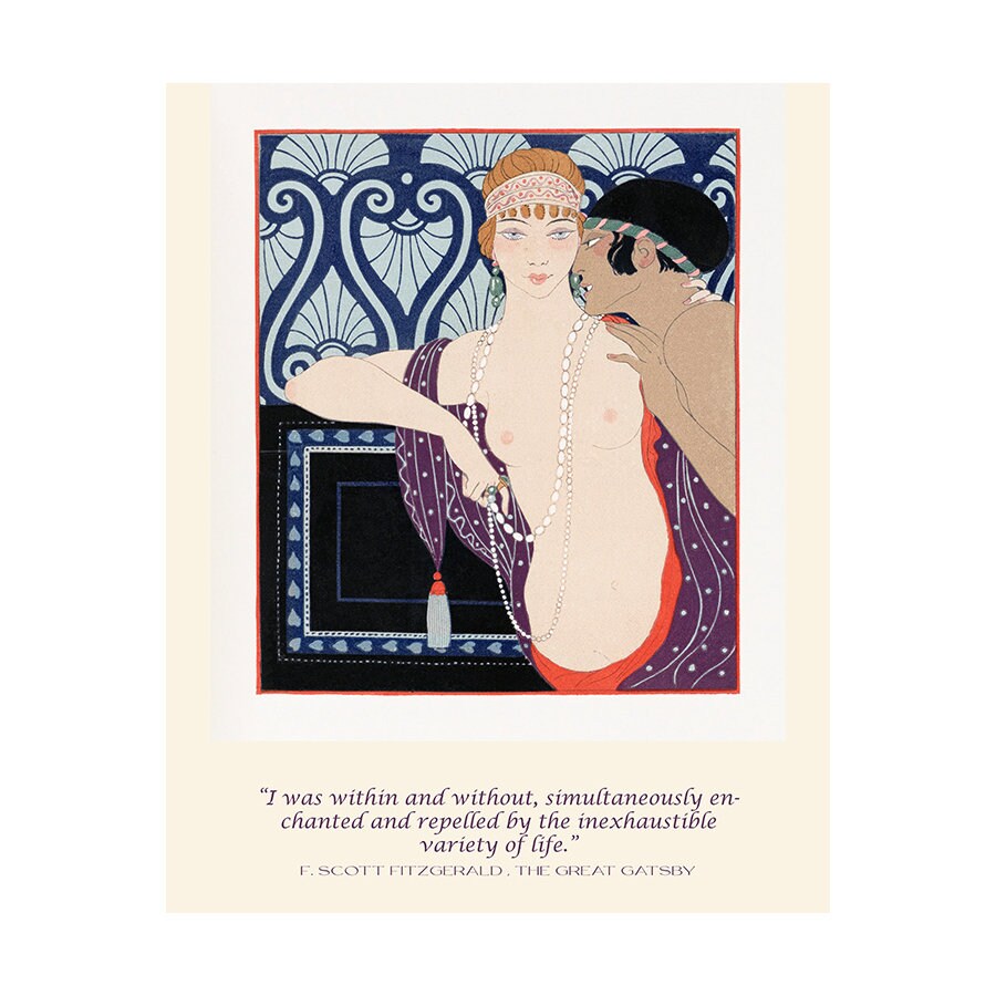 F Scott Fitzgerald Quote Prints Set of 4, Gallery Wall Set for Home Decor